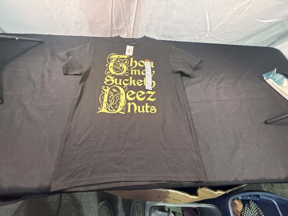 Spencer's Thou May Sucketh Deez Nuts Graphic T-Shirt